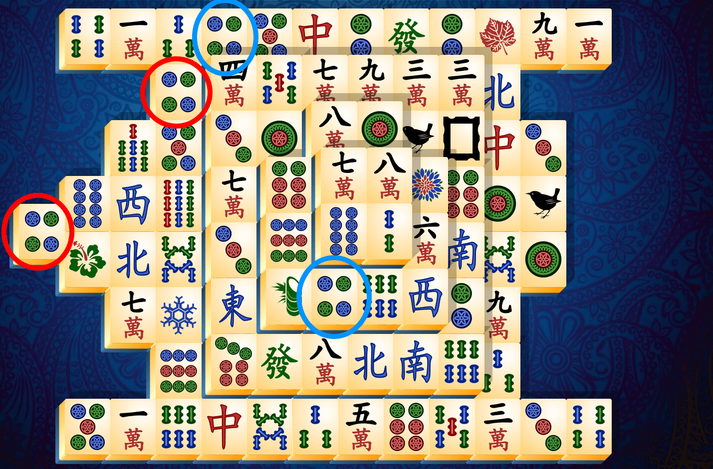 Mahjong Pasziánsz útmutató, 4. szakasz